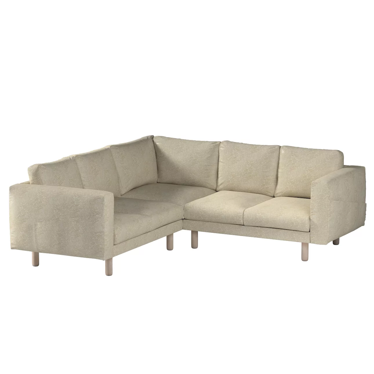 Bezug für Norsborg 4-Sitzer Ecksofa, beige-golden, Norsborg 4-Sitzer Ecksof günstig online kaufen