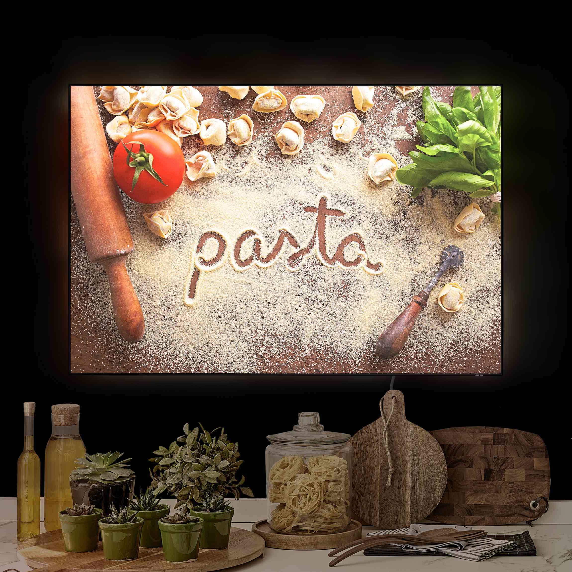 LED-Wechselbild Pasta Italiana günstig online kaufen