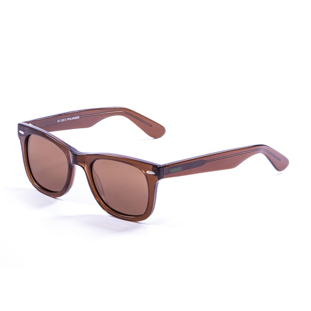 Lenoir Eyewear Biarritz Sonnenbrille CAT3 Dark Brown Trasnparent With Brown günstig online kaufen