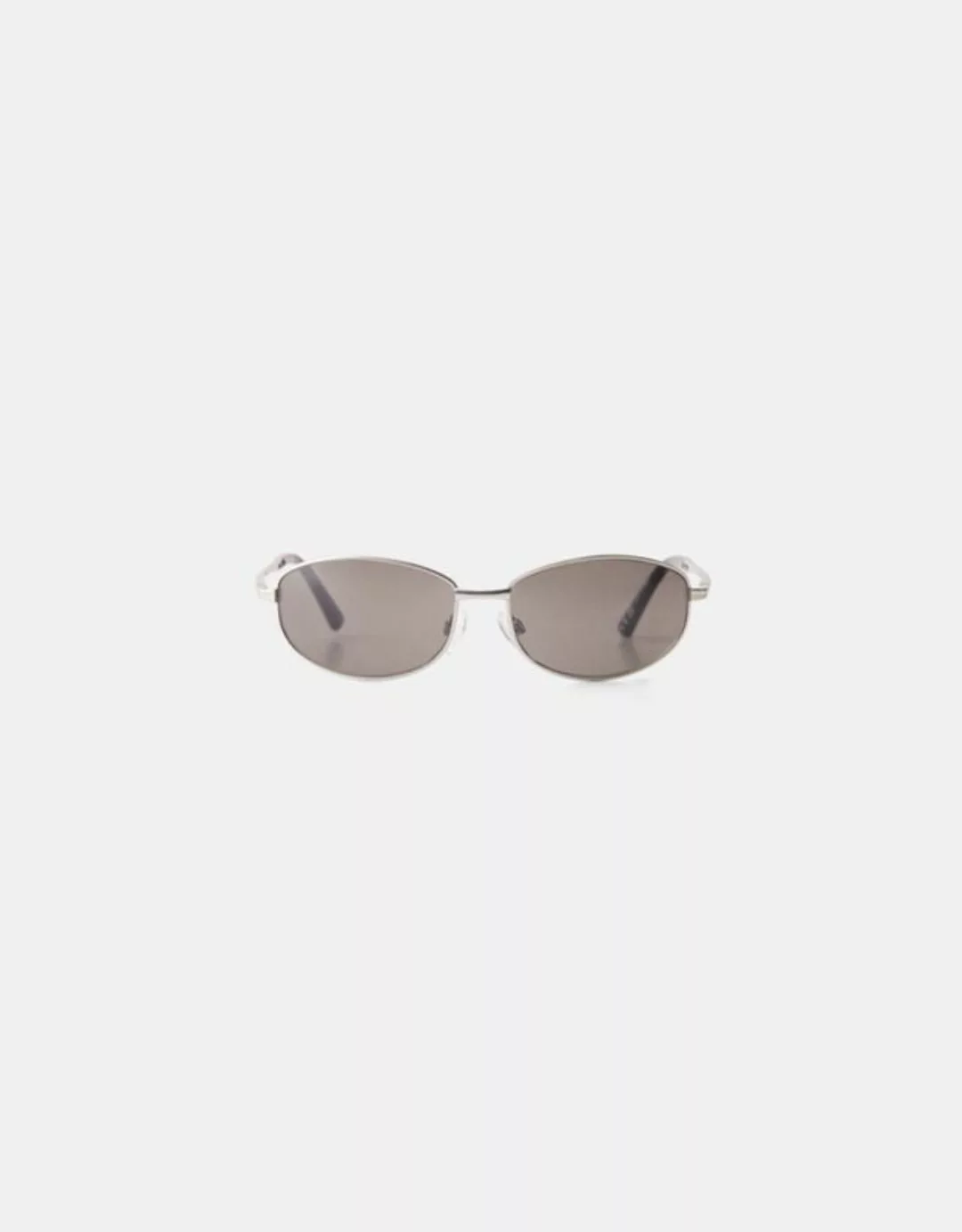 Bershka Ovale Sonnenbrille Mit Metallgestell Damen Silber günstig online kaufen