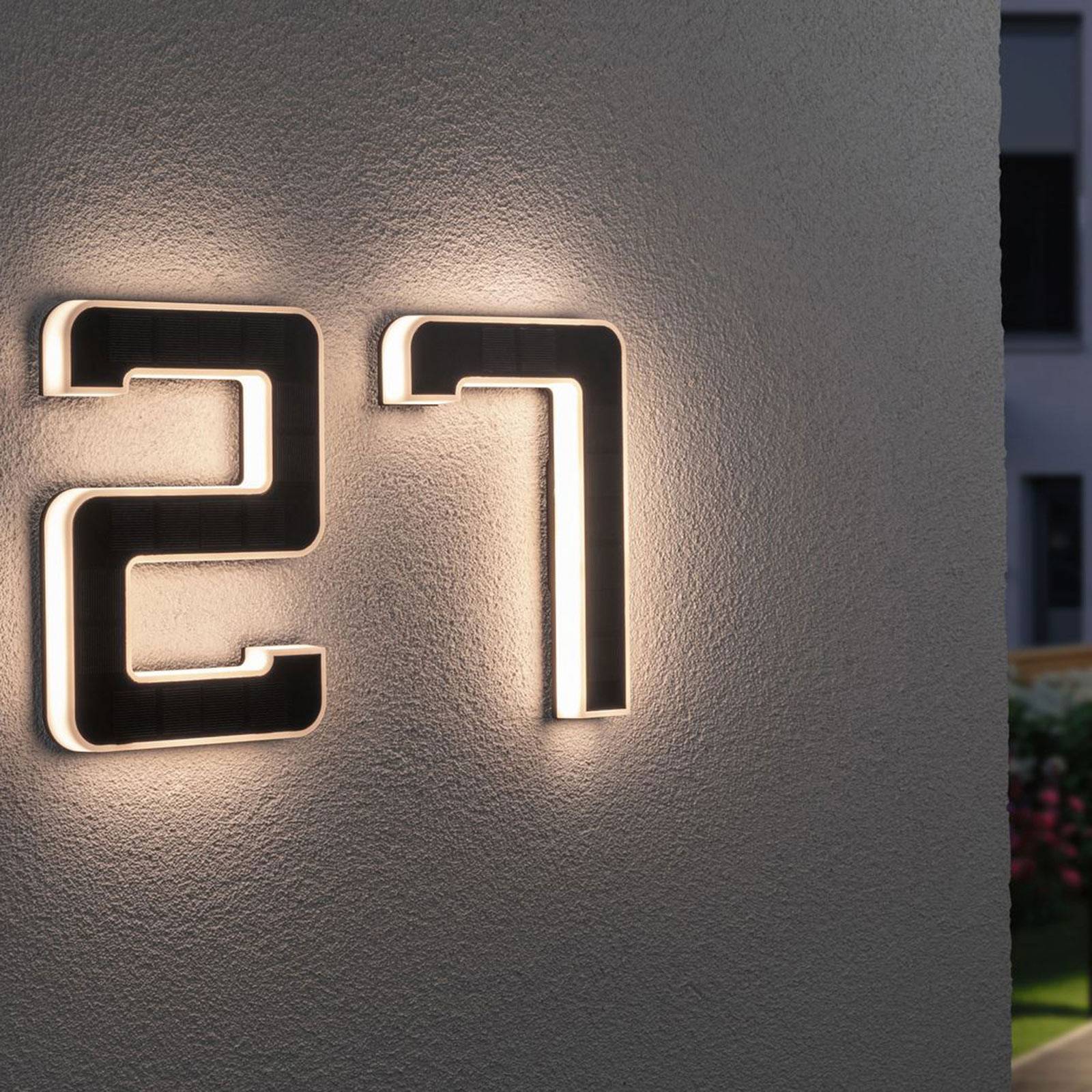 Paulmann LED-Solar-Hausnummer 2 günstig online kaufen