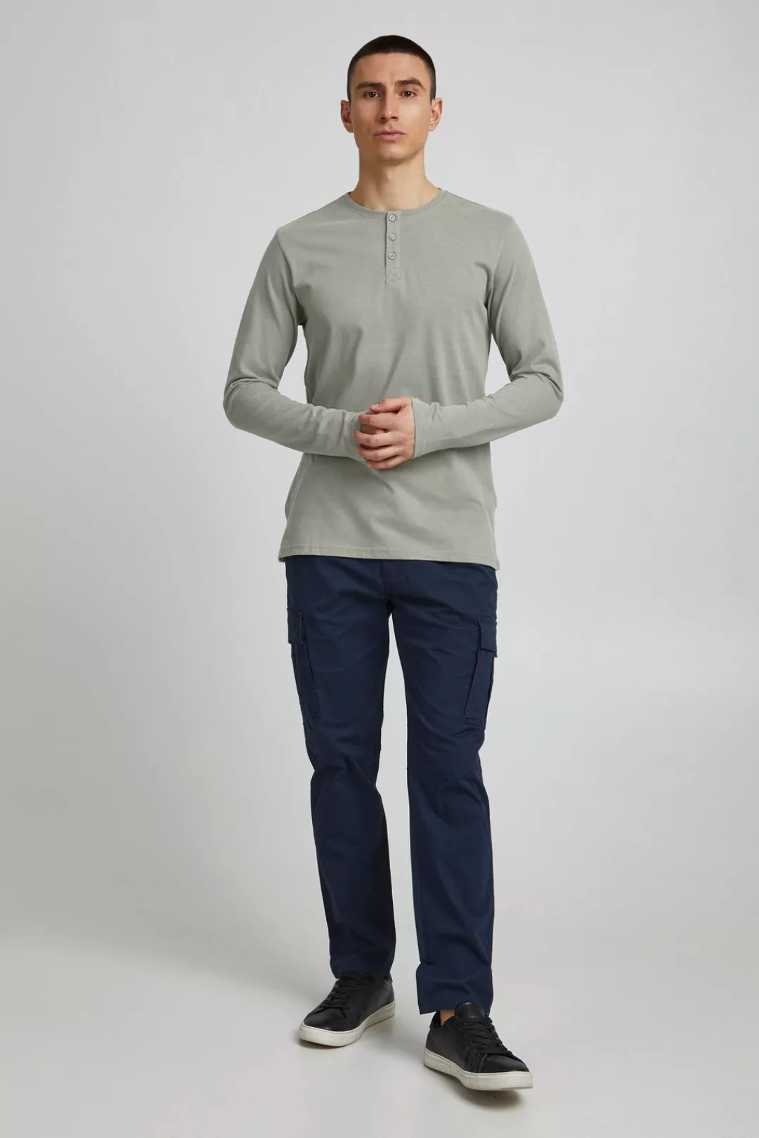 !Solid Langarmshirt SDVinton LS 21106135 Langarmshirt mit Henley-Ausschnitt günstig online kaufen