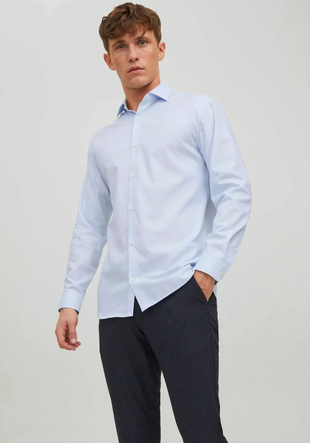 Jack & Jones Langarmhemd JPRBLAPARKER SHIRT L/S mit Hemdkragen günstig online kaufen