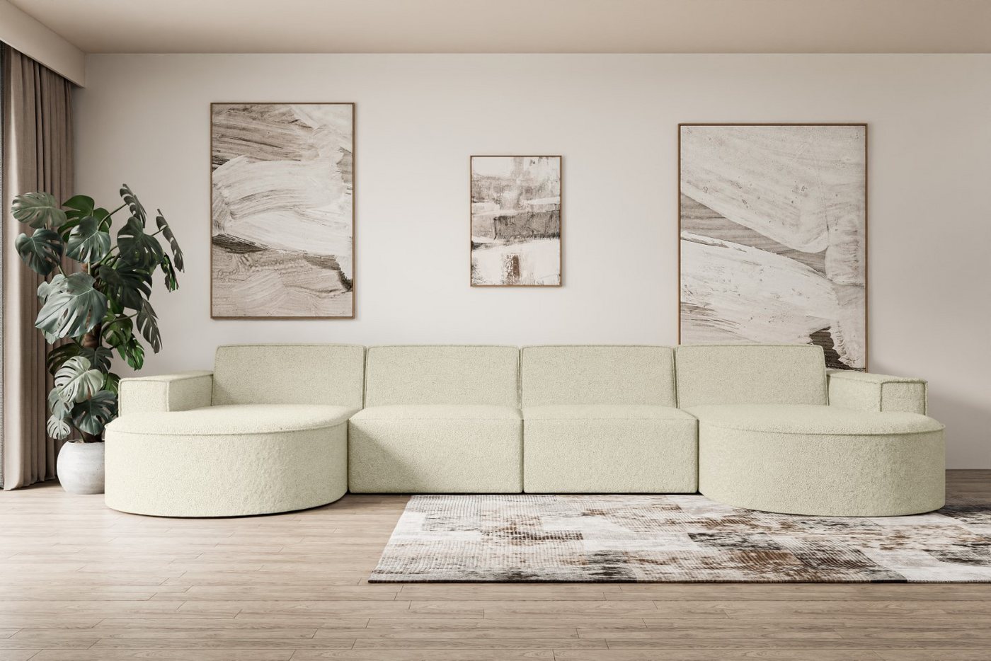 ALTDECOR Wohnlandschaft MARI-U2, Sofa Praktische Bequeme Funktionsecke Couc günstig online kaufen