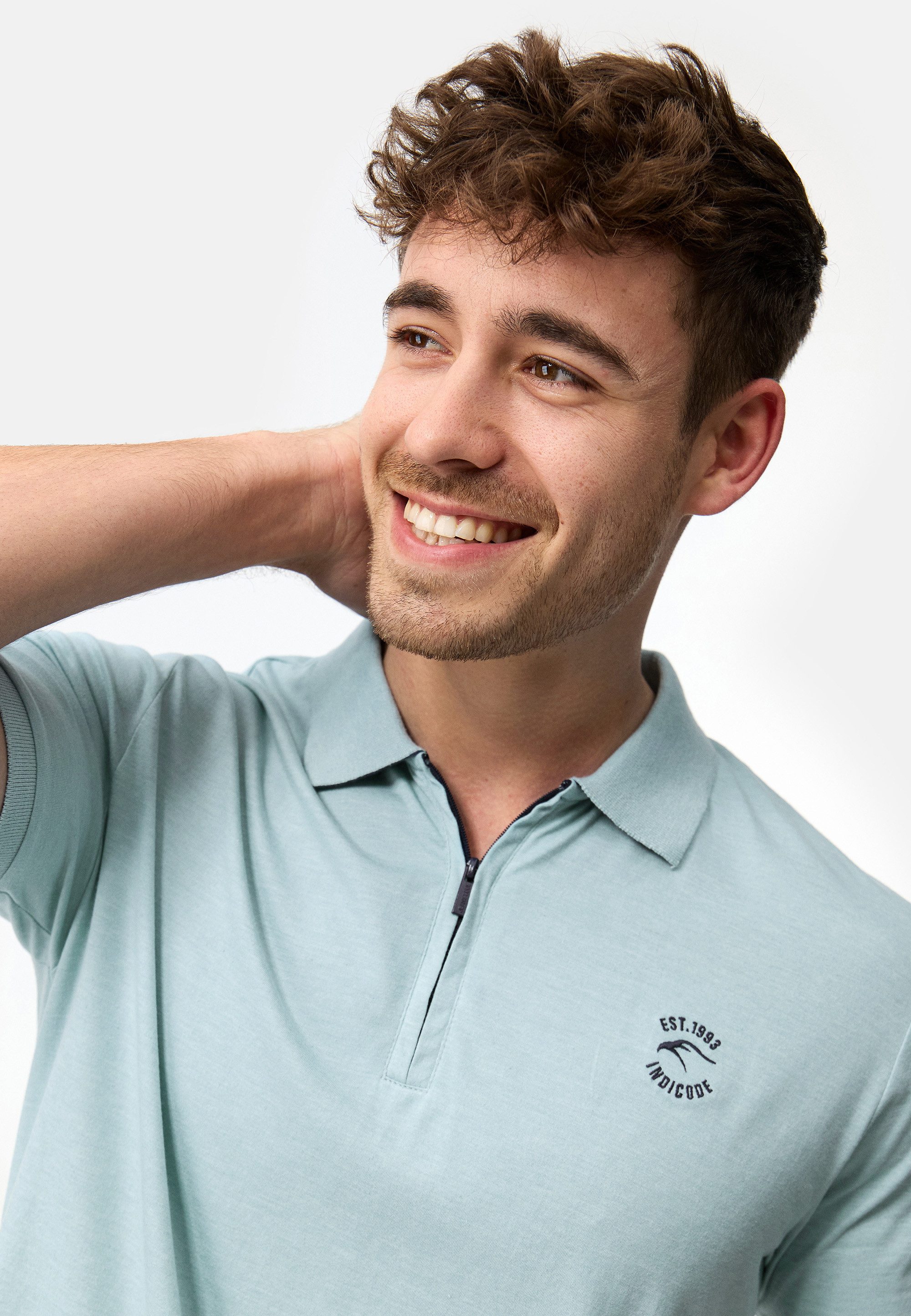 Indicode Poloshirt INYonah Poloshirt aus Baumwollmischung günstig online kaufen
