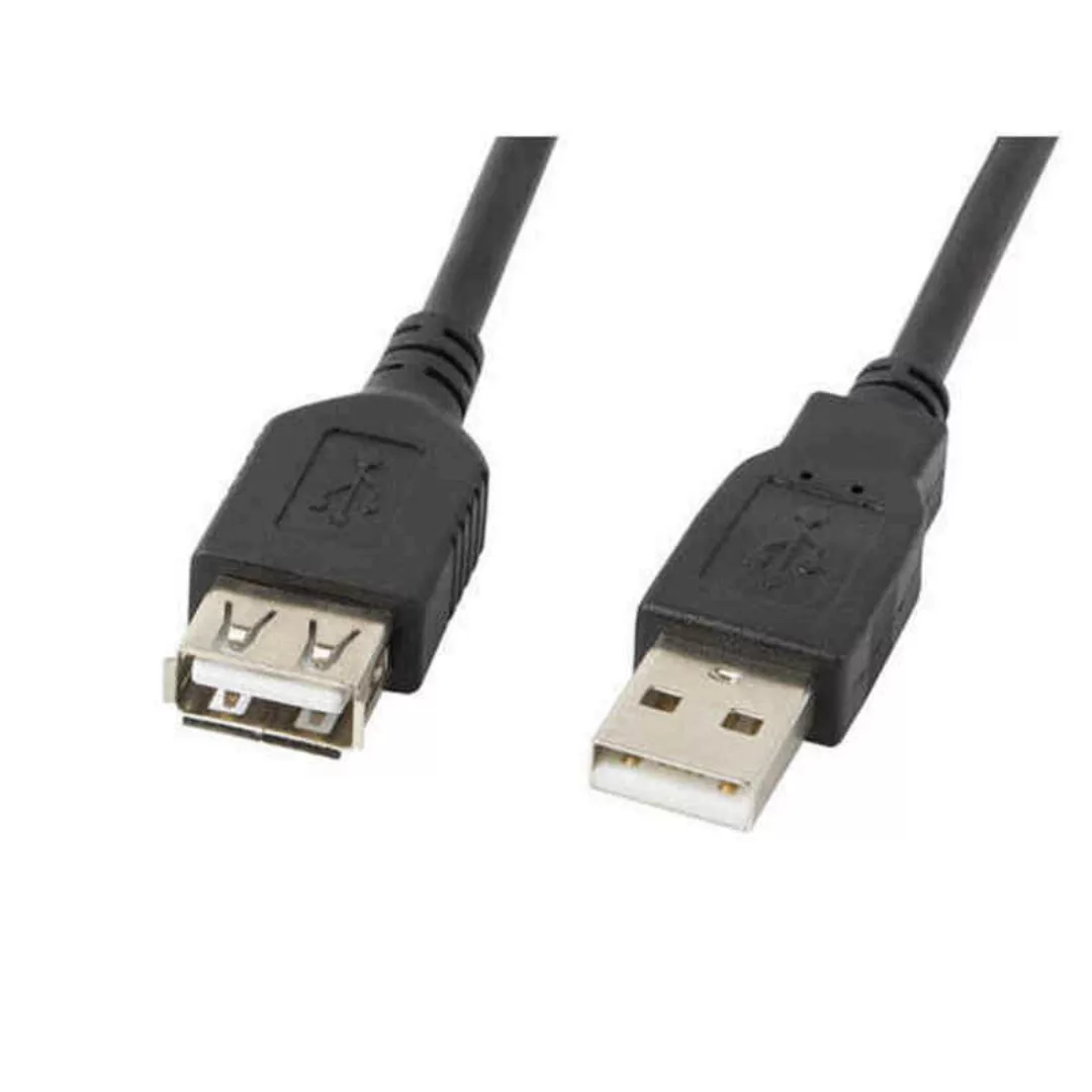 Verlängerungskabel Mit Usb Lanberg Stecker/steckdose 480 Mb/s Schwarz günstig online kaufen