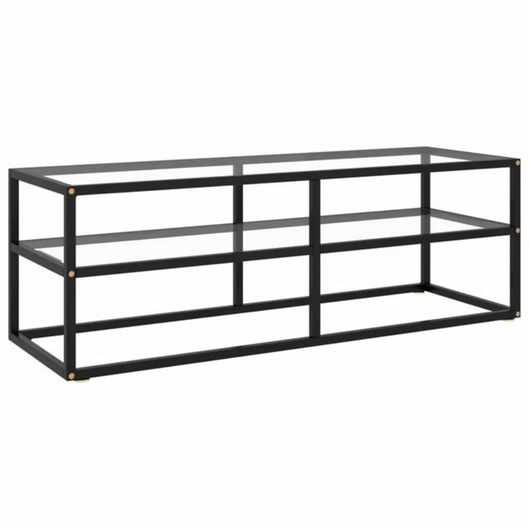 vidaXL TV-Schrank TV-Schrank Schwarz mit Hartglas 120x40x40 cm TV-Konsole f günstig online kaufen