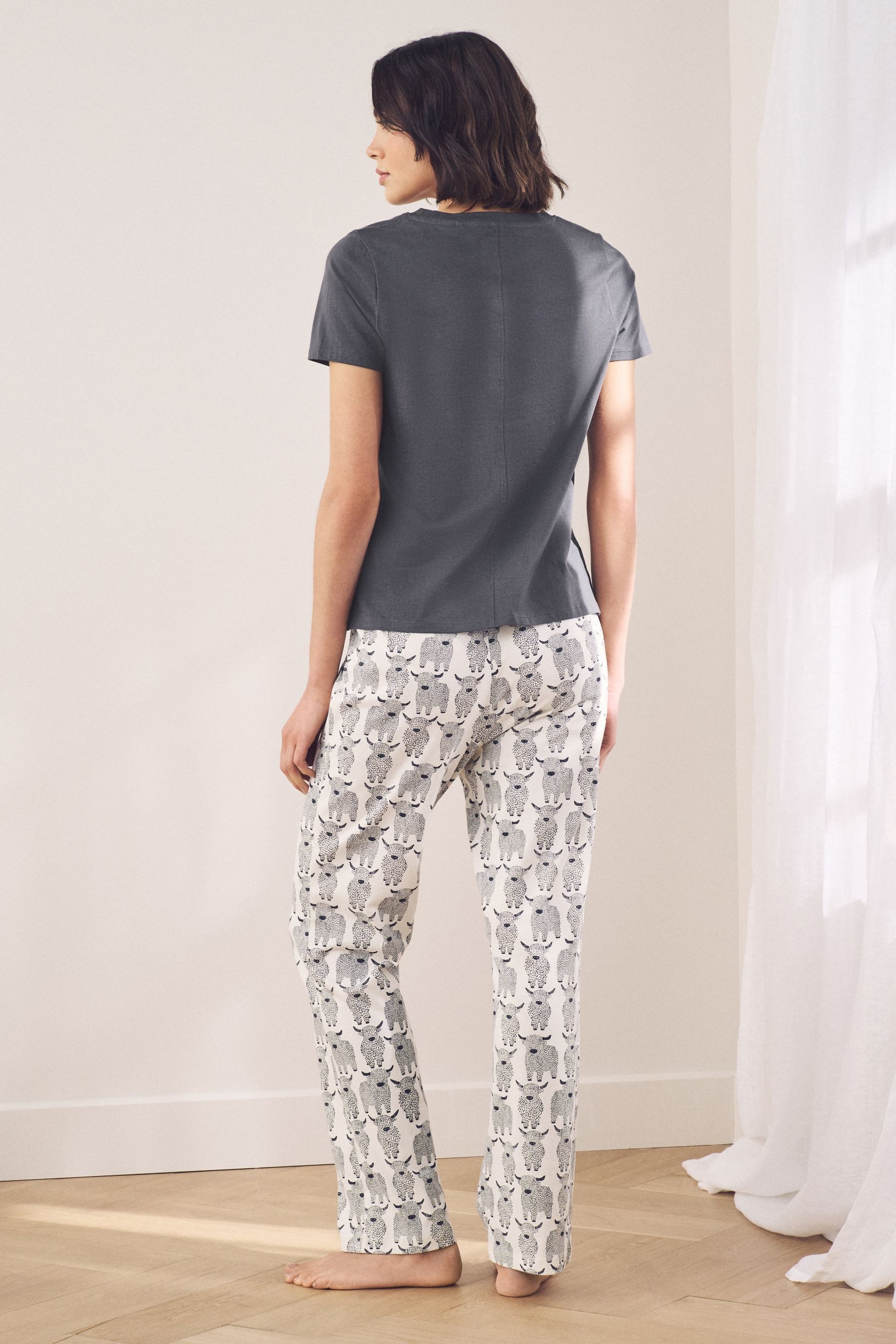 Next Pyjama Kurzärmeliger Baumwoll-Pyjama (2 tlg) günstig online kaufen