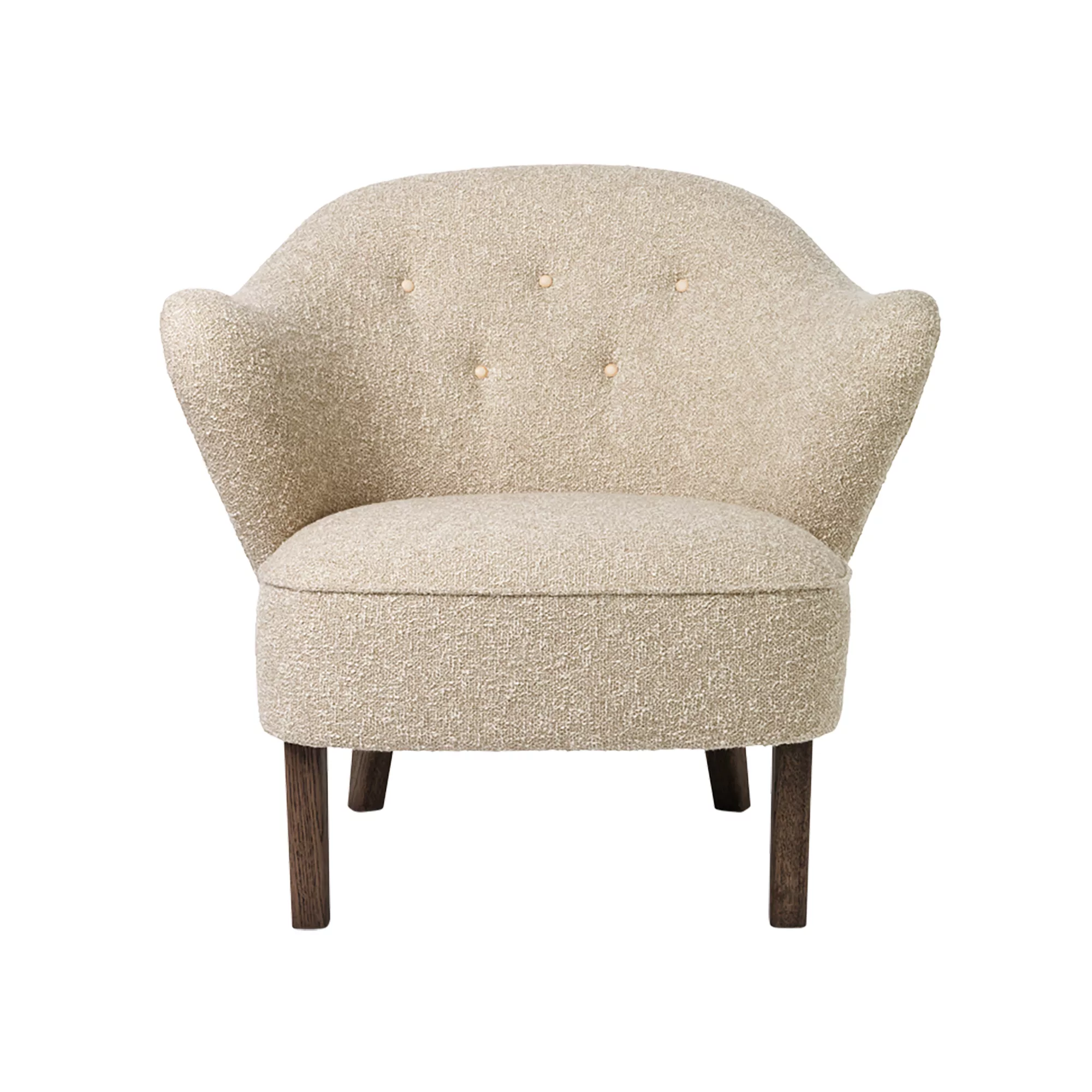 by Lassen - Ingeborg Lounge Sessel Stoff - beige/Stoff Kvadrat Zero Sahco 1 günstig online kaufen