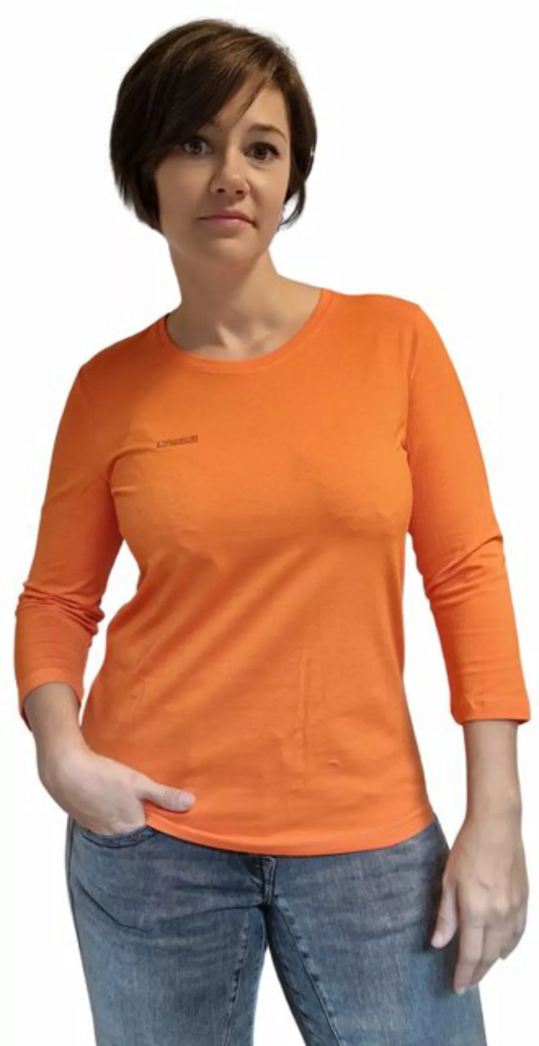 Estefania for woman 3/4-Arm-Shirt 186-1148 Basic-Shirt mit kleinem Strassbe günstig online kaufen