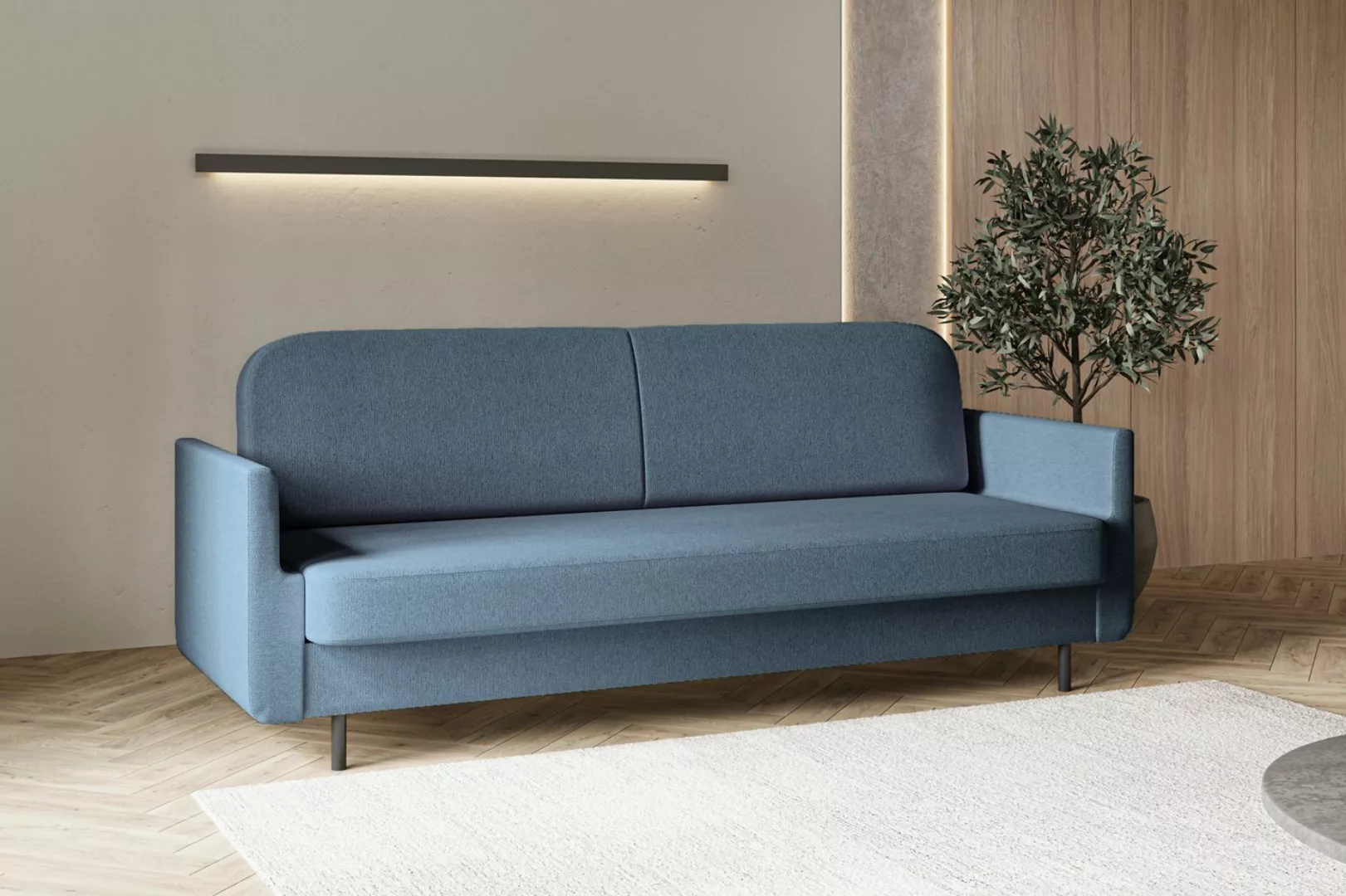 MOEBLO Schlafsofa POUCH, – Sofa Couch für Wohnzimmer elegantes Polstersofa günstig online kaufen