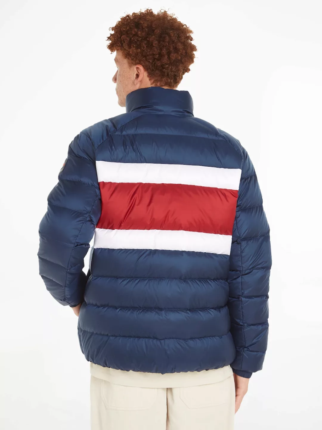 Tommy Jeans Daunenjacke TJM BLOCK STRIPE LT DOWN JKT EXT mit Colourblock-St günstig online kaufen