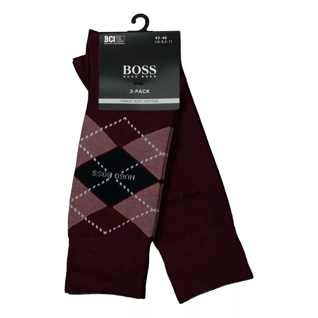 Boss Rs Argyle Socken 2 Paare EU 43-46 Medium Purple günstig online kaufen