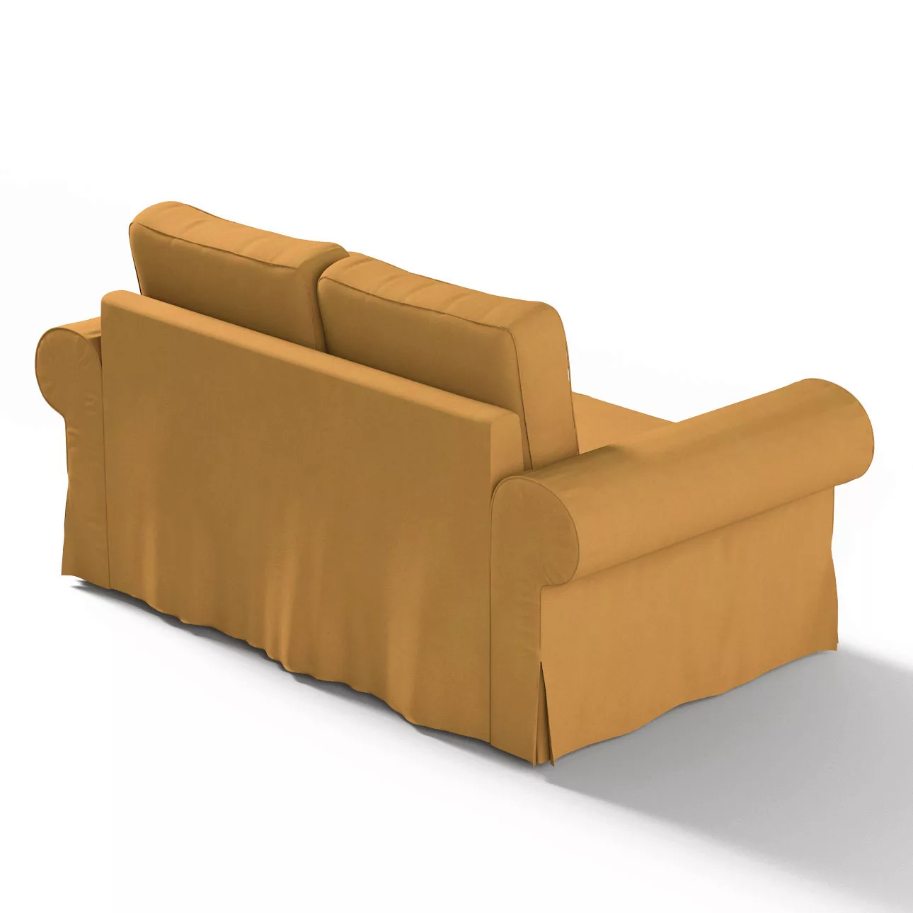 Bezug für Backabro 2-Sitzer Sofa ausklappbar, senffarbe, Bezug für Backabro günstig online kaufen