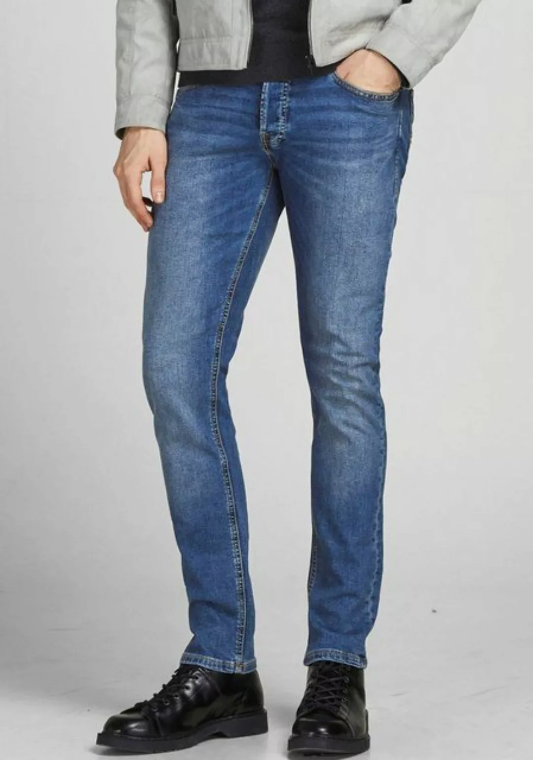 Jack & Jones Herren Jeans JJIGLENN JJORIGINAL MF 031 - Slim Fit - Blau - Bl günstig online kaufen