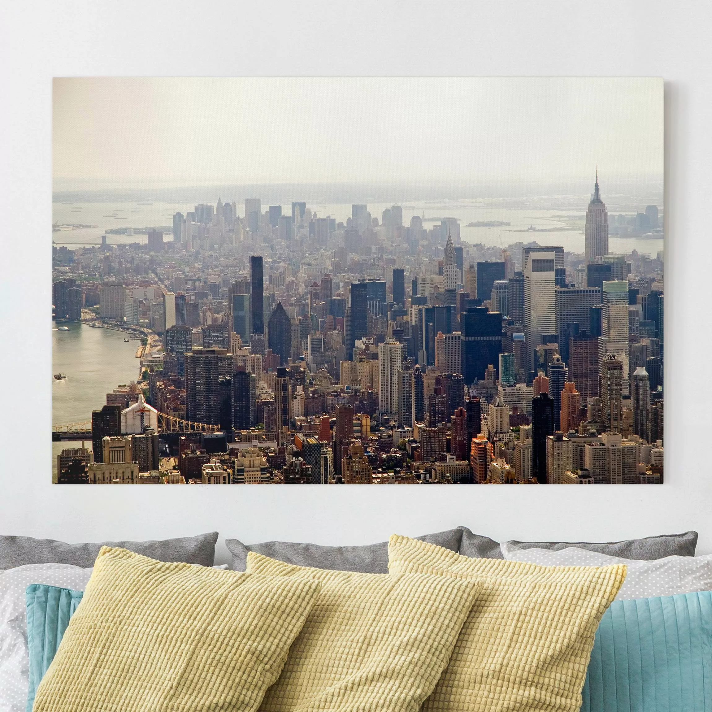 Leinwandbild New York - Querformat Der Morgen in New York günstig online kaufen