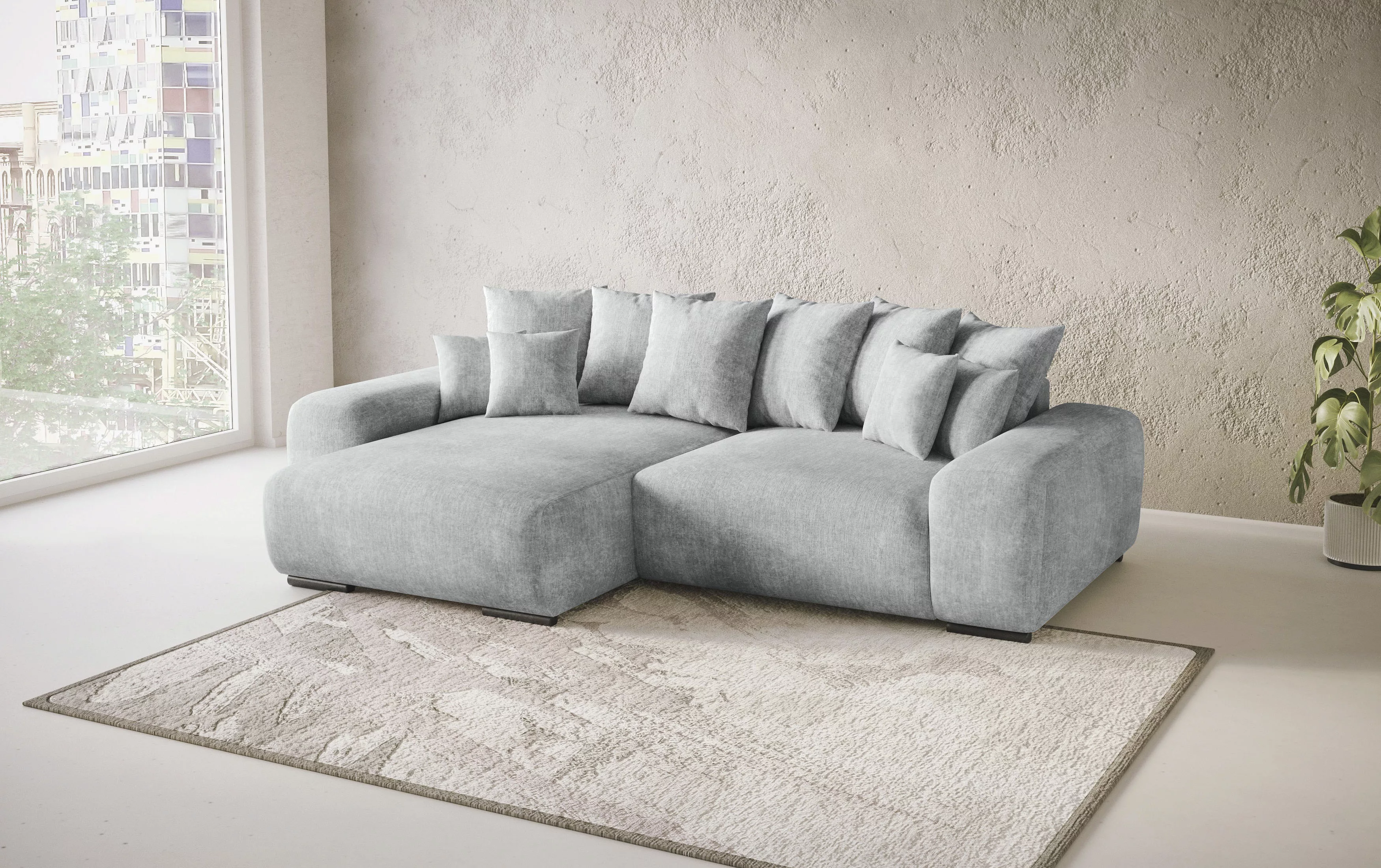 Mr. Couch Ecksofa »Sundance L-Form«, Dauerschläfer mit EasyBett-Schlaffunkt günstig online kaufen