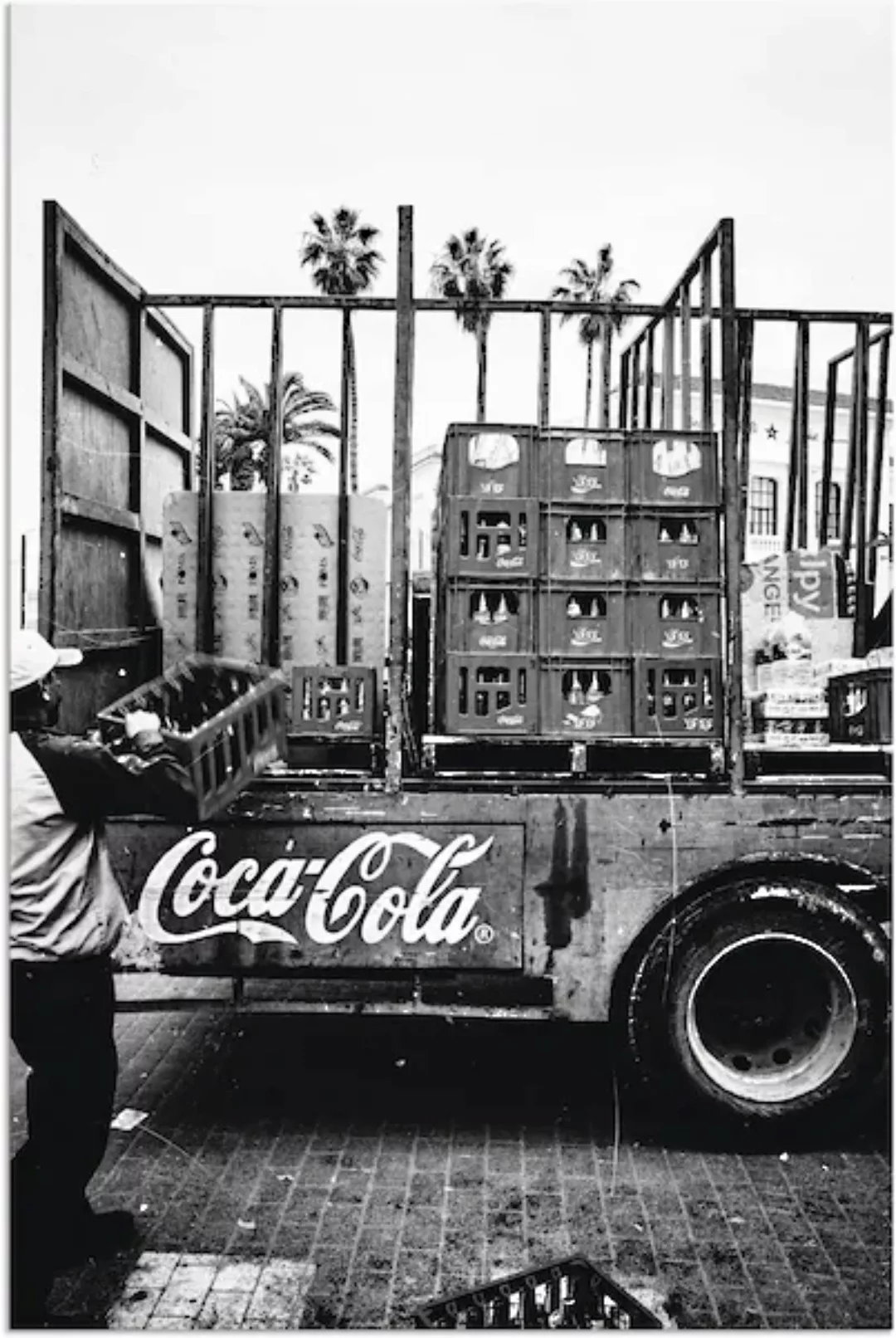 Artland Wandbild "CocaCola-LKW in El Jadida - Marokko", Auto, (1 St.) günstig online kaufen