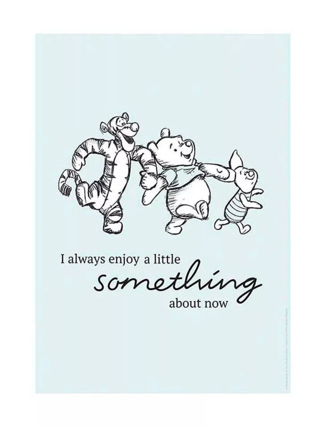 Komar Poster »Winnie Pooh Little Something«, Disney, (1 St.) günstig online kaufen