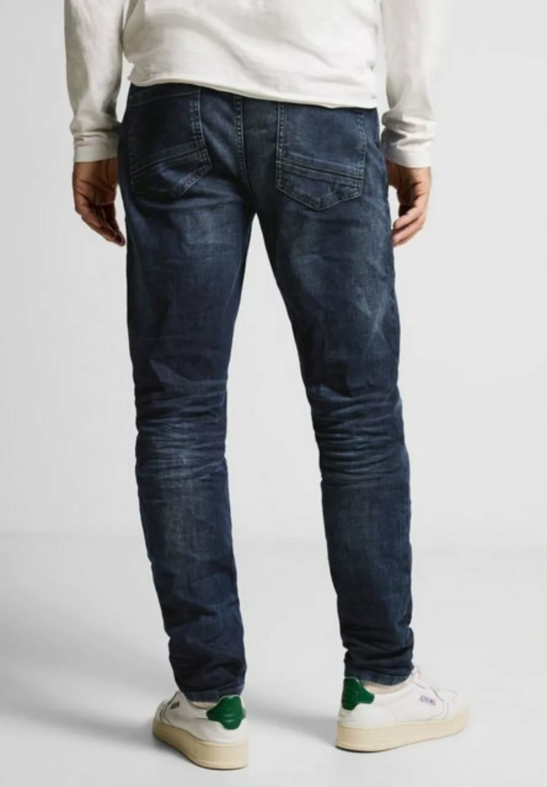 STREET ONE MEN Slim-fit-Jeans Middle Waist günstig online kaufen