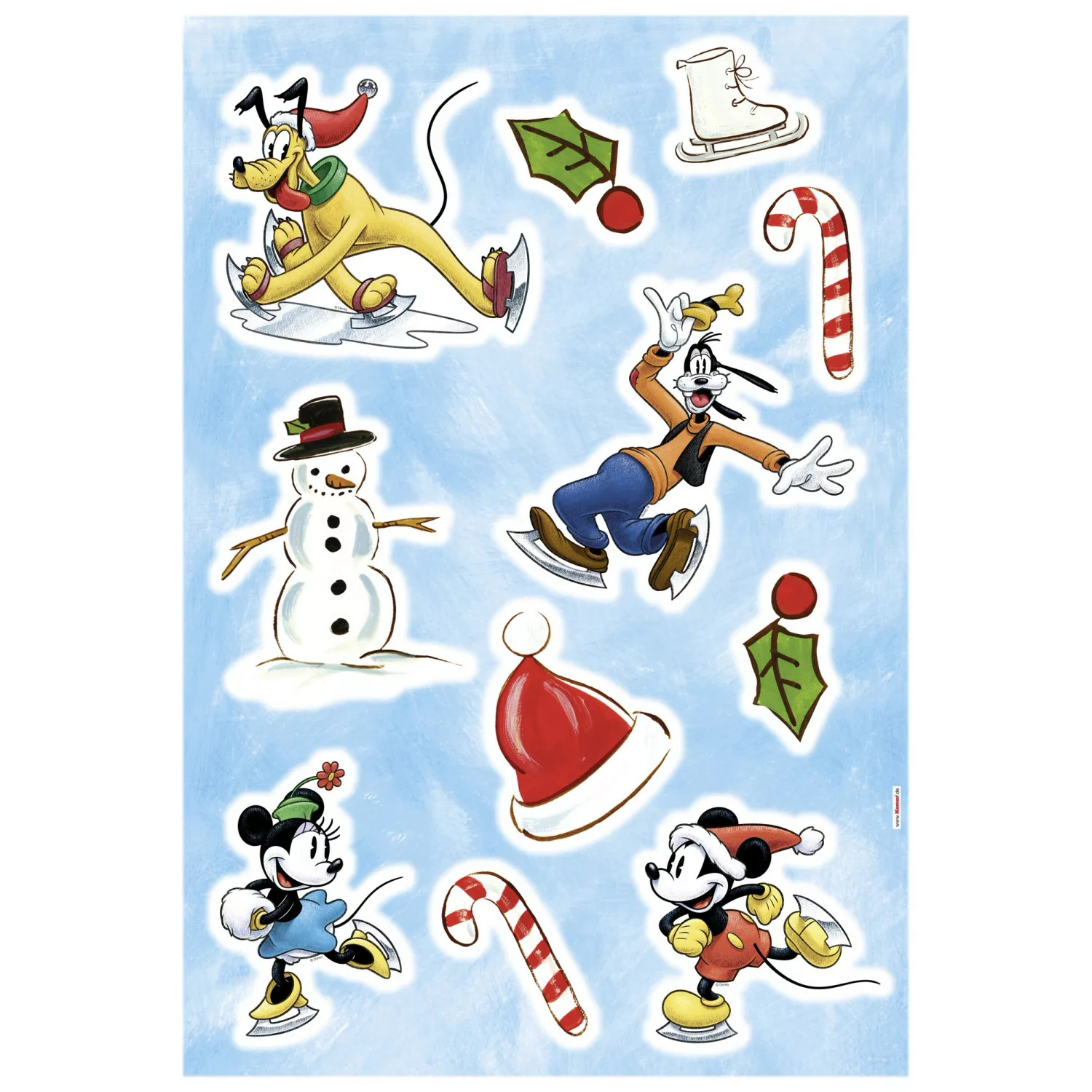 Komar Wandsticker "Mickey Ice slide" günstig online kaufen