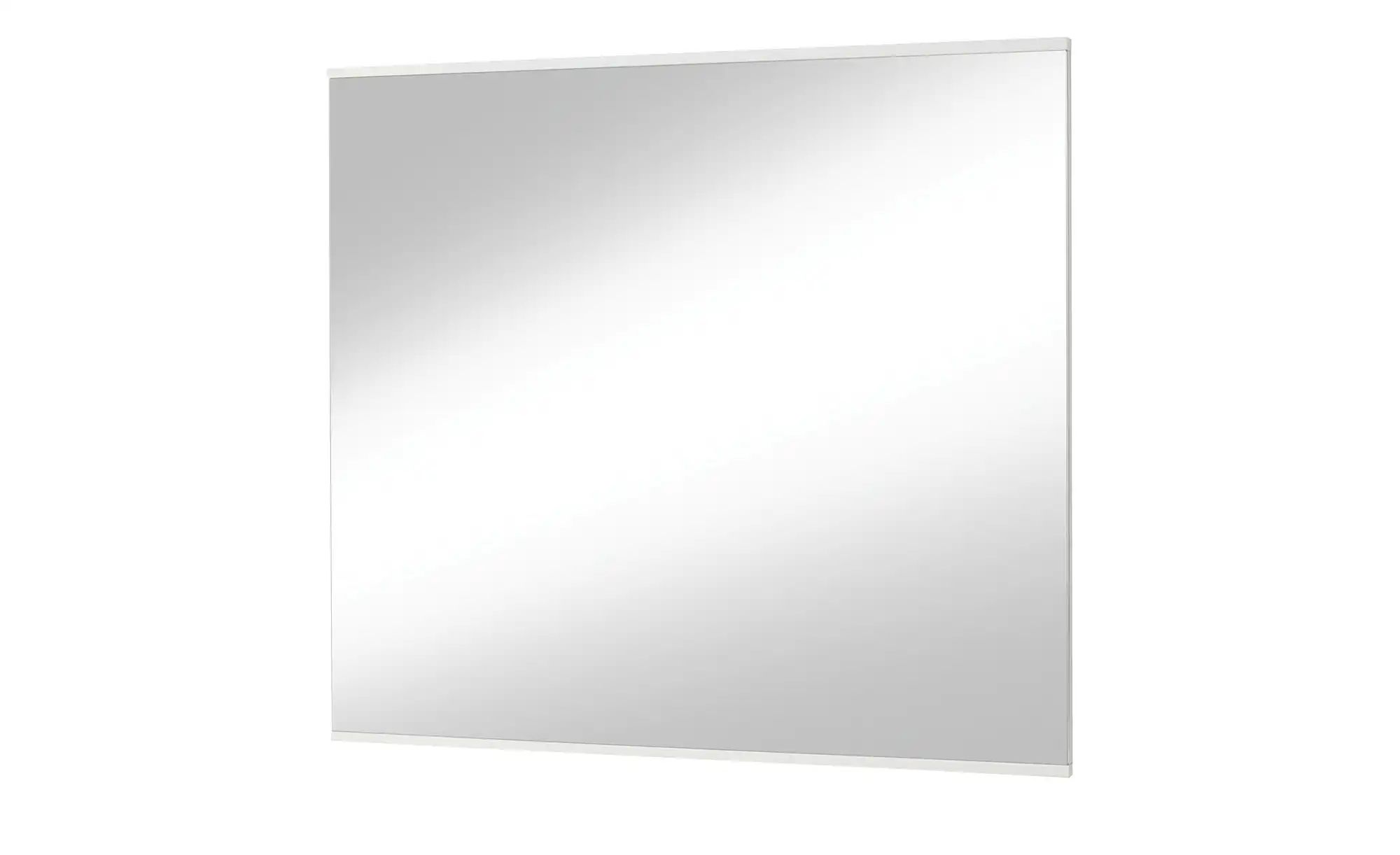 Spiegel  82 x 80 cm Skala ¦ weiß ¦ Glas,Aluminium,Holzwerkstoff ¦ Maße (cm) günstig online kaufen