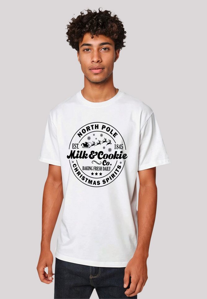 F4NT4STIC T-Shirt Milk and Cookie Bakery Retro Weihnachten Premium Qualität günstig online kaufen