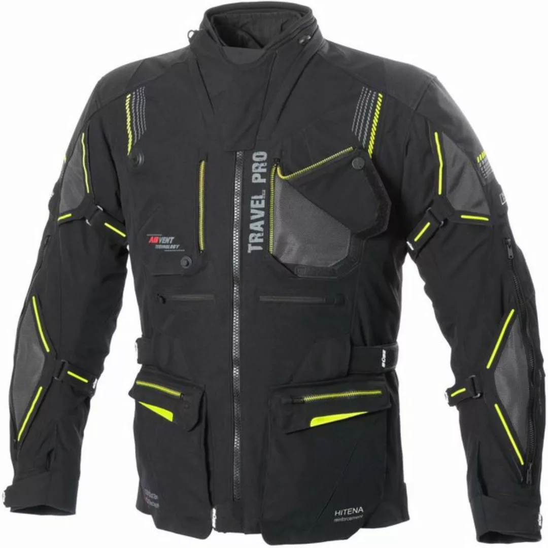 Büse Motorradjacke Büse Travel Pro Textiljacke schwarz / gelb Herren 52 günstig online kaufen