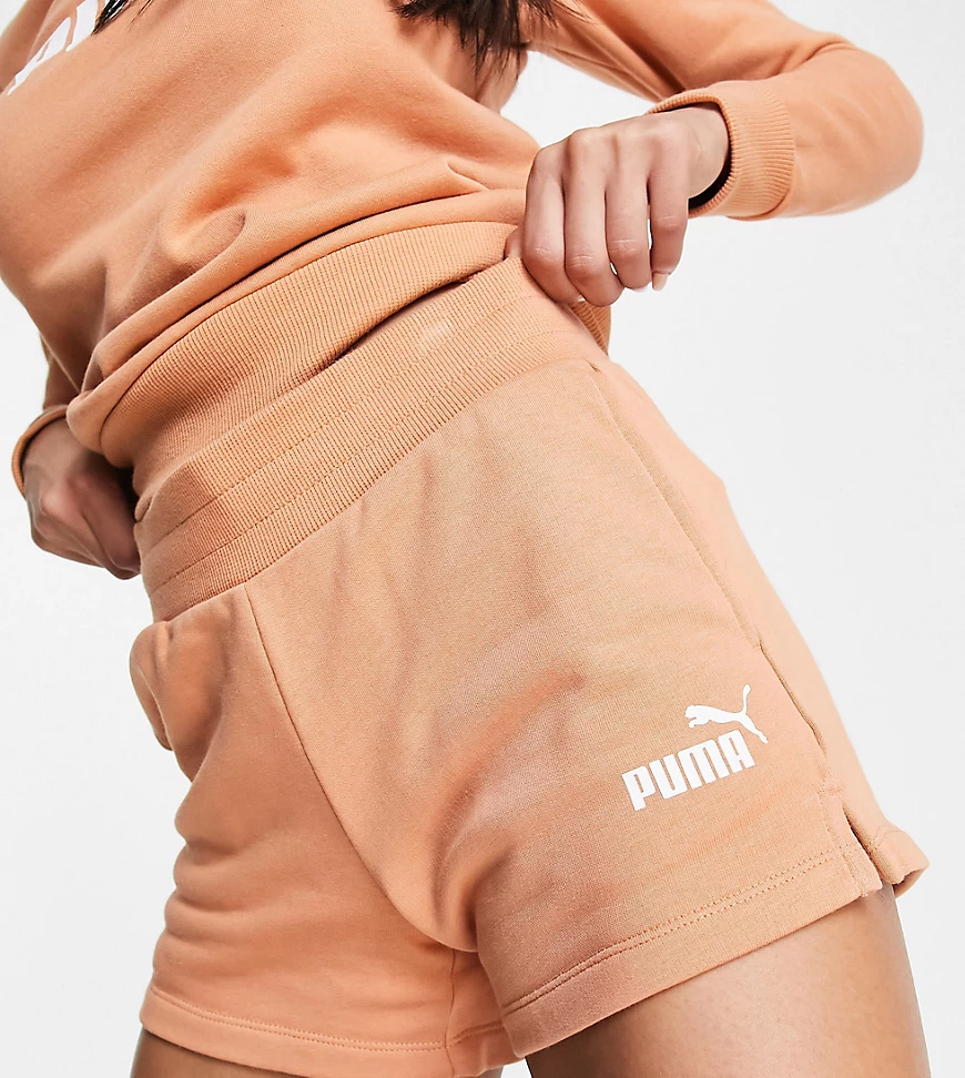 PUMA – Essentials – Sweatshorts in Gelbbraun günstig online kaufen