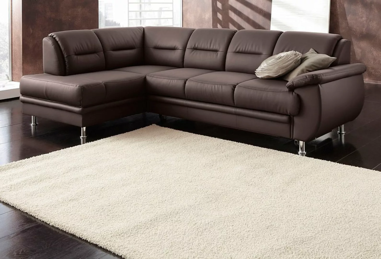 sit&more Ecksofa "Bellevue L-Form", wahlweise mit Bettfunktion günstig online kaufen