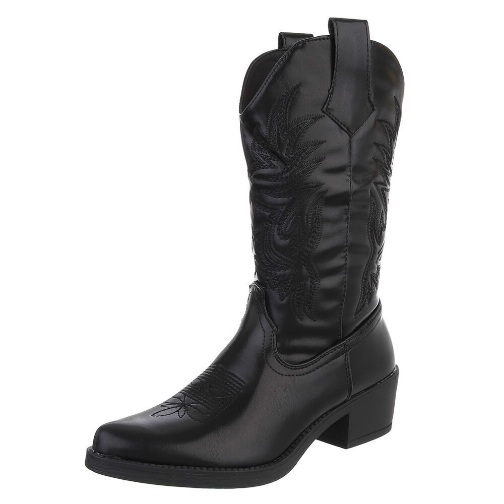 Ital-Design Eleganter Westernstiefel mit Stickerei für günstig online kaufen