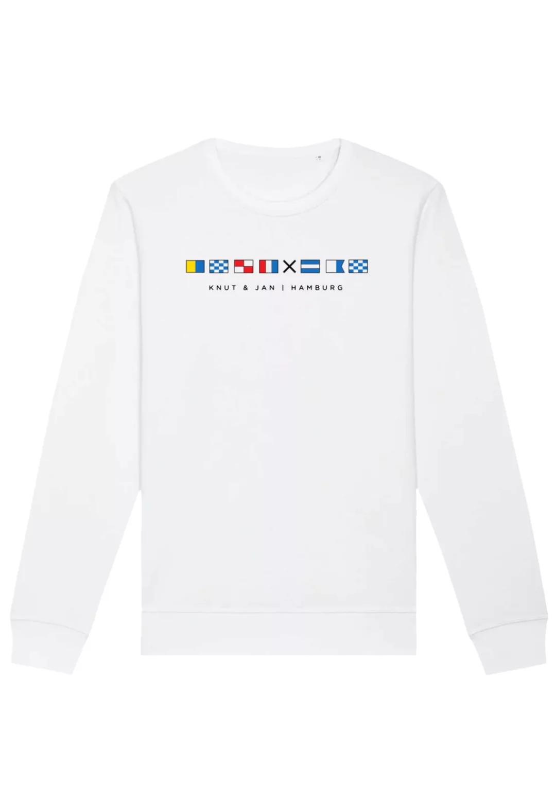 F4NT4STIC Sweatshirt "Ahoi Anker Outlines Knut & Jan Hamburg", Premium Qual günstig online kaufen