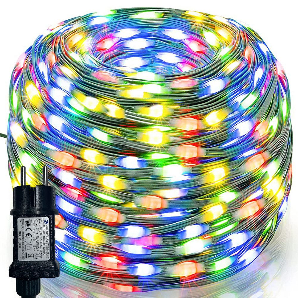 MUPOO Lichterkette LED Dekolicht Grüne Draht,10M/20M/30M/50M/100M günstig online kaufen