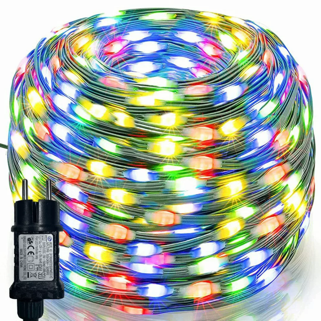 MUPOO Lichterkette LED Dekolicht Grüne Draht,10M/20M/30M/50M/100M günstig online kaufen