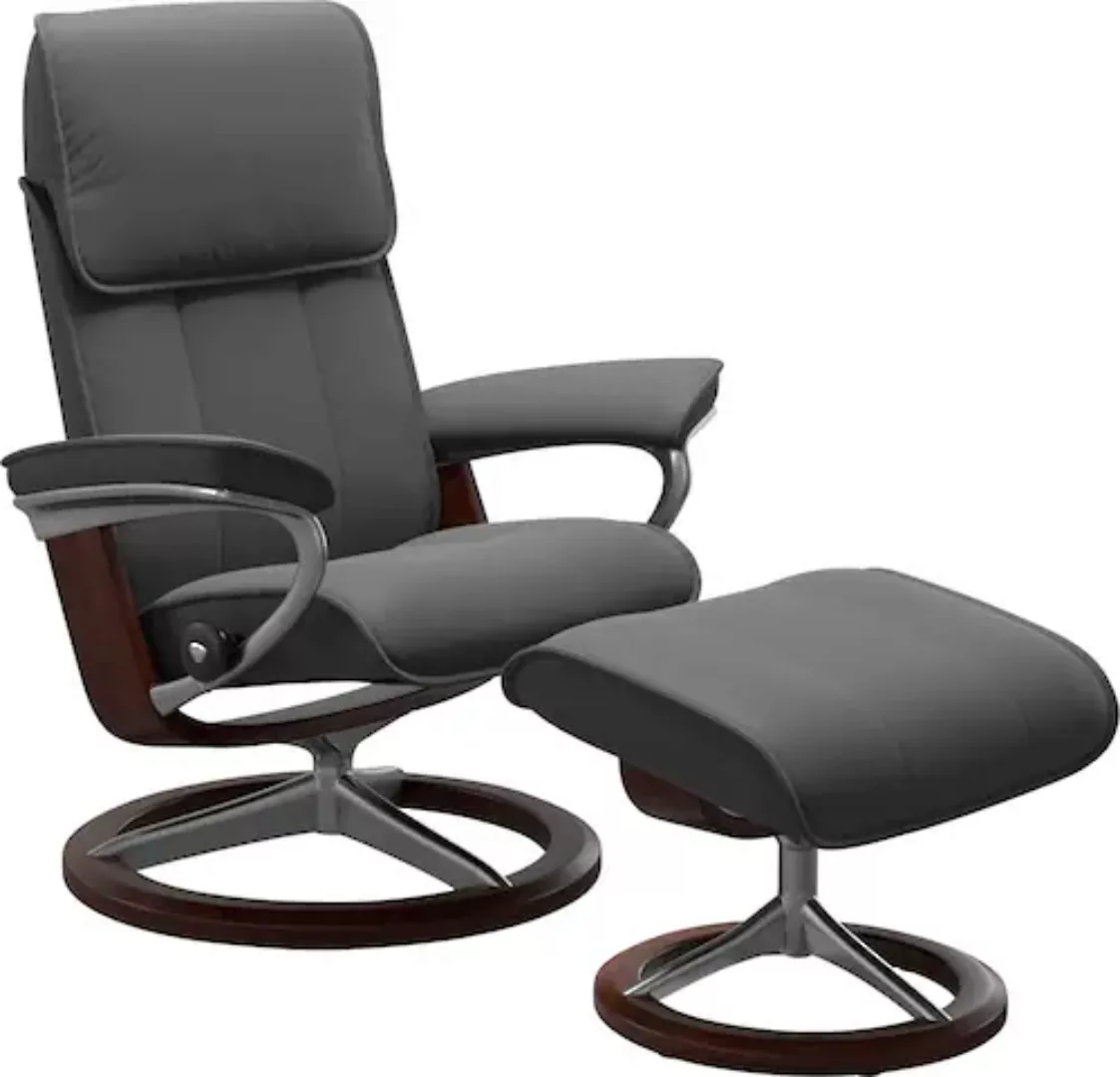 Stressless® Relaxsessel »Admiral«, (Set, Relaxsessel inkl. Hocker), mit Sig günstig online kaufen