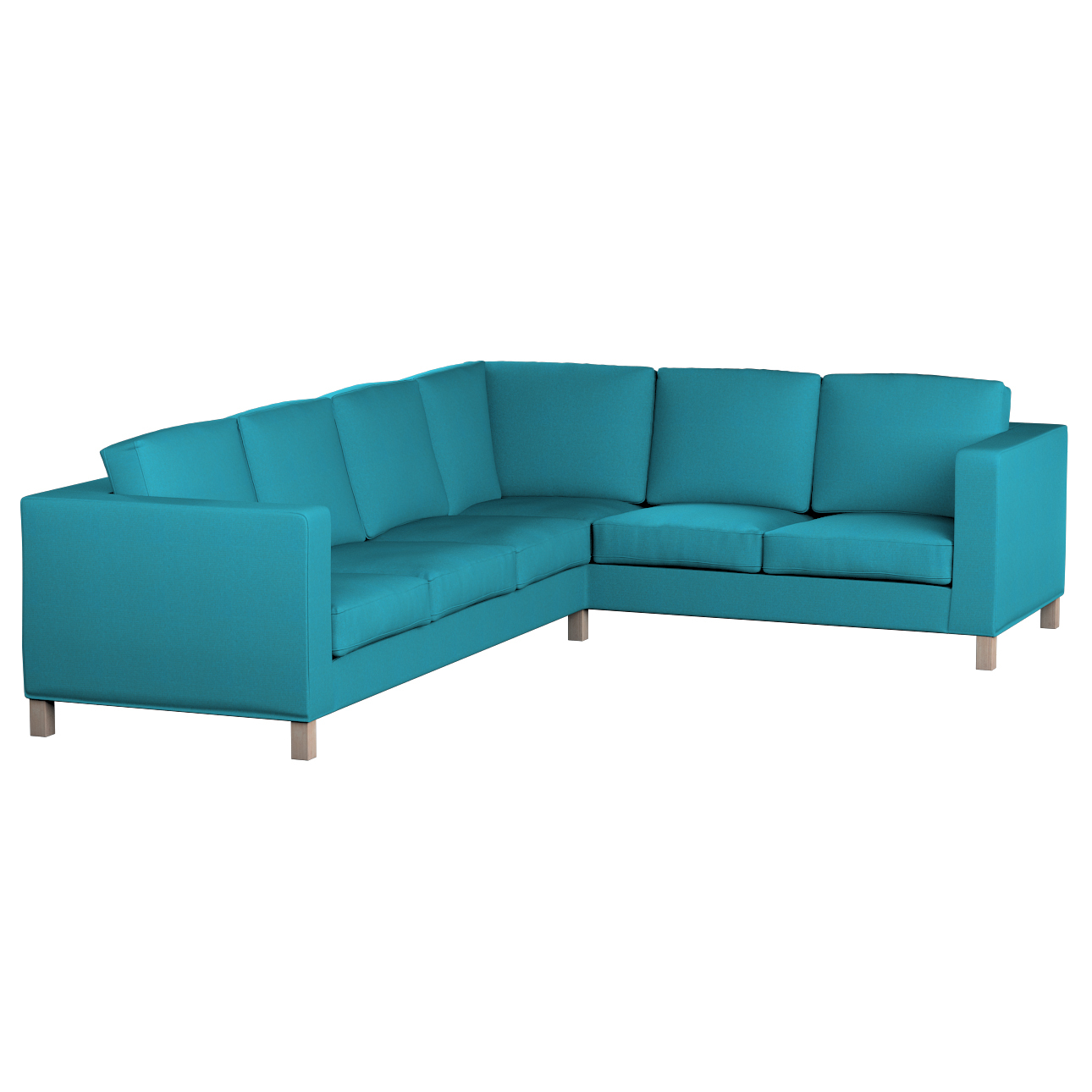 Bezug für Karlanda Sofa Ecke links, türkis, 36cm x 30cm x 50cm, Etna (705-1 günstig online kaufen