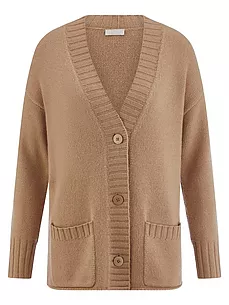 Strickjacke aus 100% Premium-Kaschmir include braun günstig online kaufen
