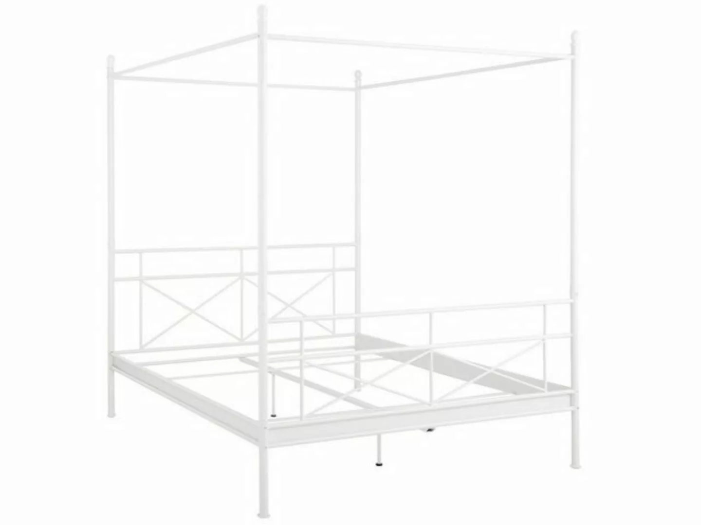 loft24 Himmelbett Tanja, Metallbett im Landhausstil, 160x200 cm günstig online kaufen