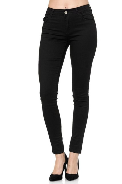 Elara Stretch-Hose Elara Damen Stretch Hose Push Up Jeans (1-tlg) günstig online kaufen