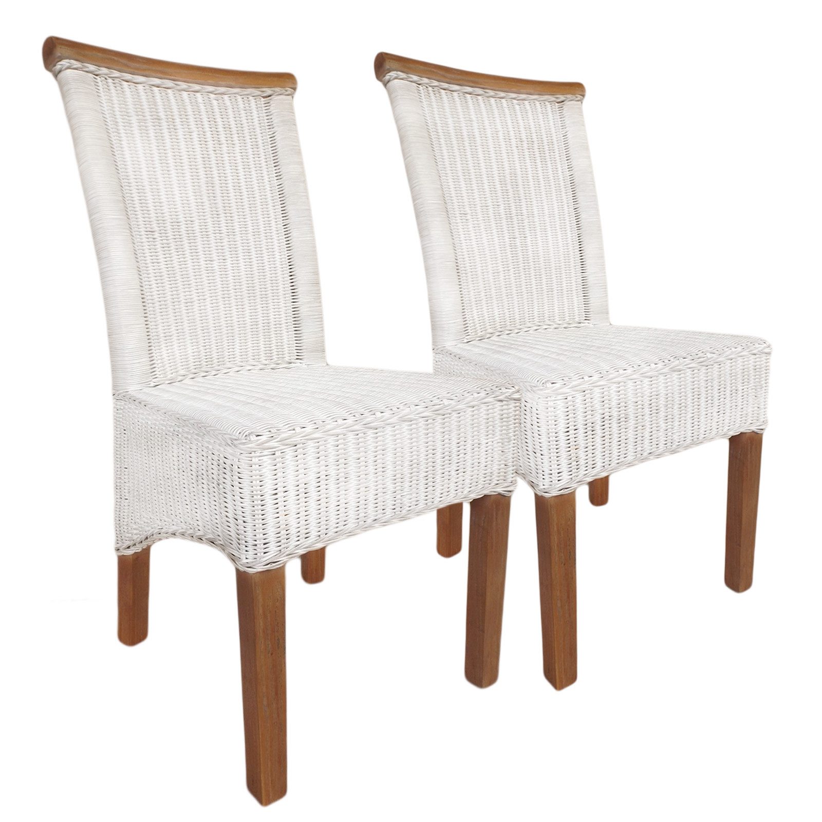 Amagohome Rattanstuhl Rattanstühle Esszimmer-Stühle Perth Esstisch günstig online kaufen