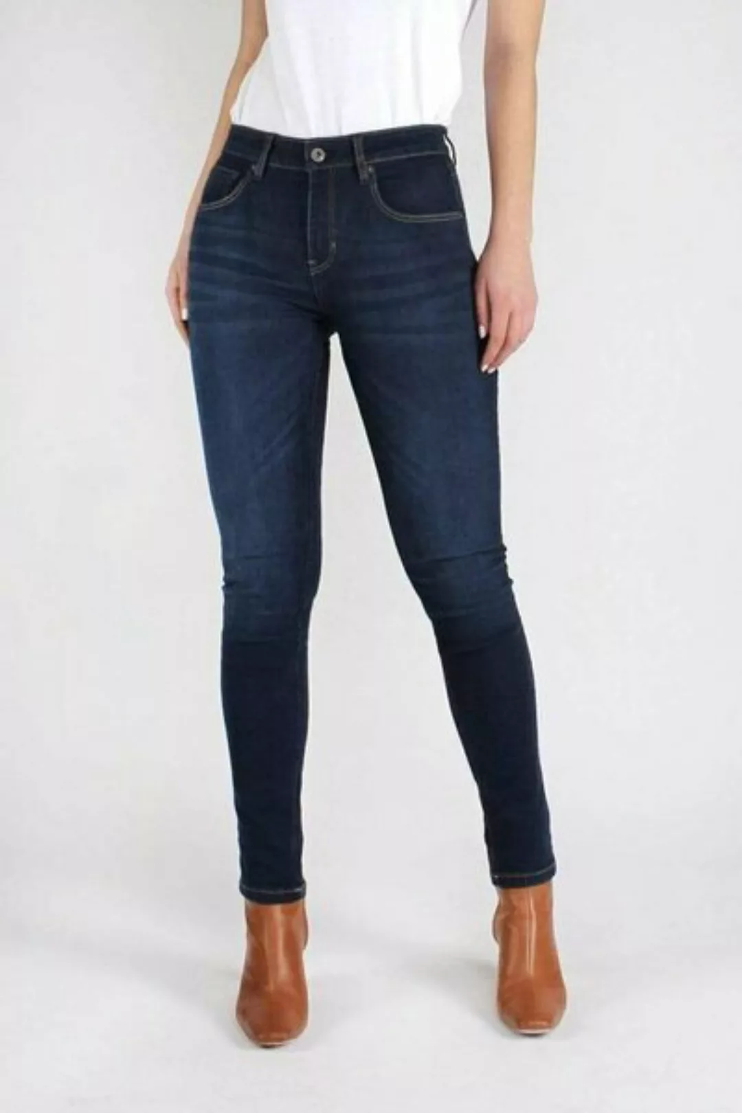 Carey Super Skinny High Waist Jeans (Dark Blue) günstig online kaufen