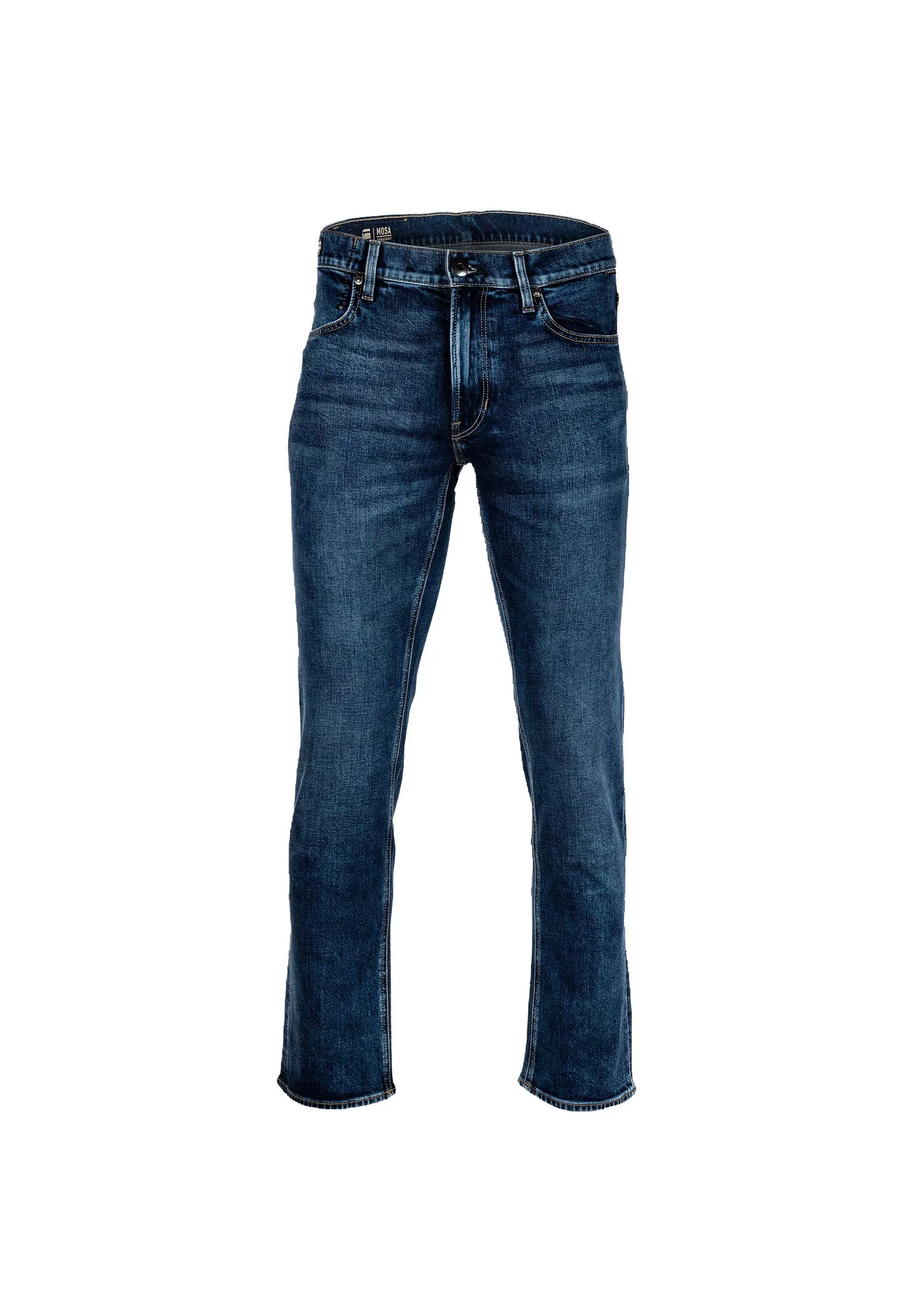 G-STAR Straight-Jeans Mosa Straight mit hellen Nähten günstig online kaufen