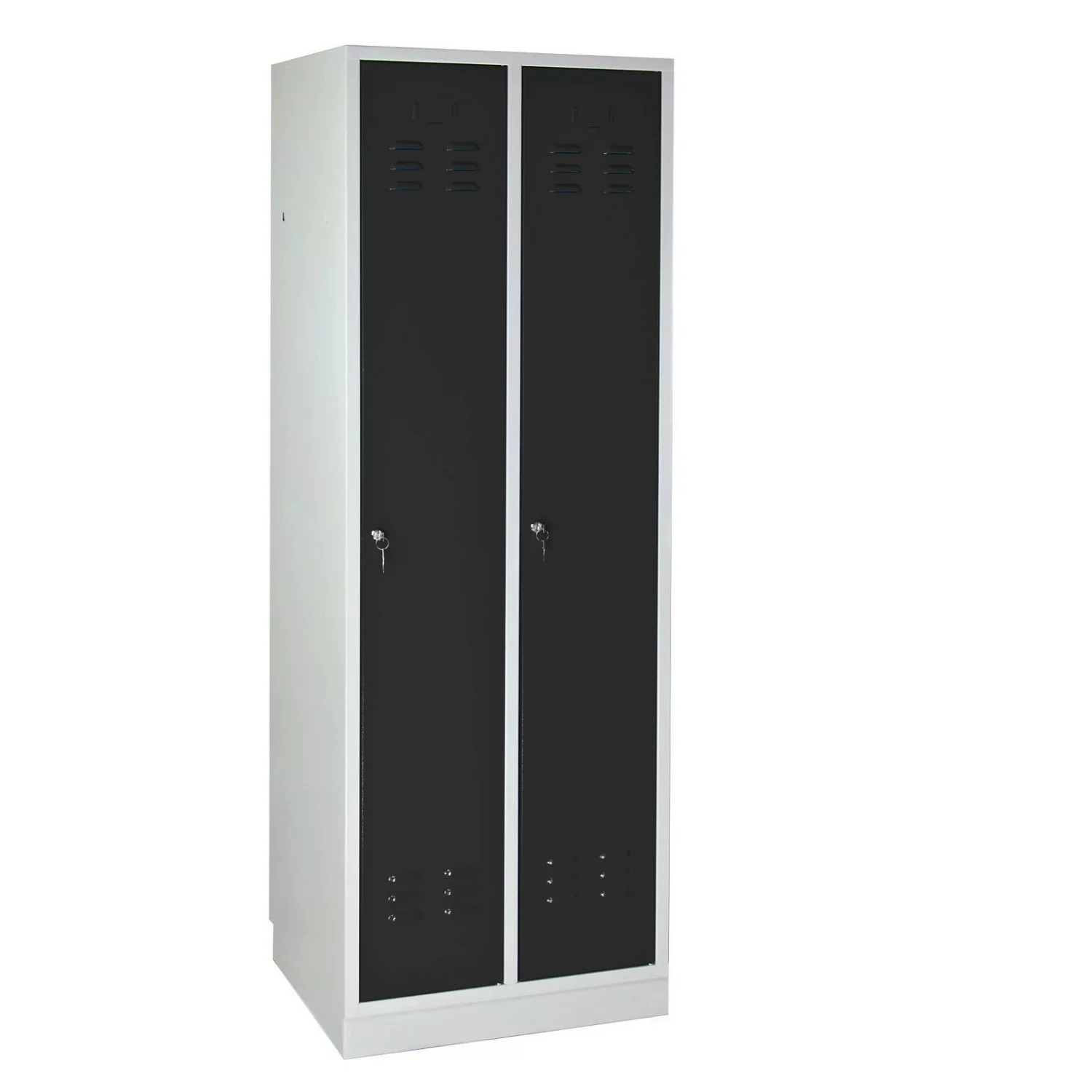 PROREGAL Garderobenschrank Ermine mit 2 Türen HxBxT 178 x 60 x 50 cm Lichtg günstig online kaufen