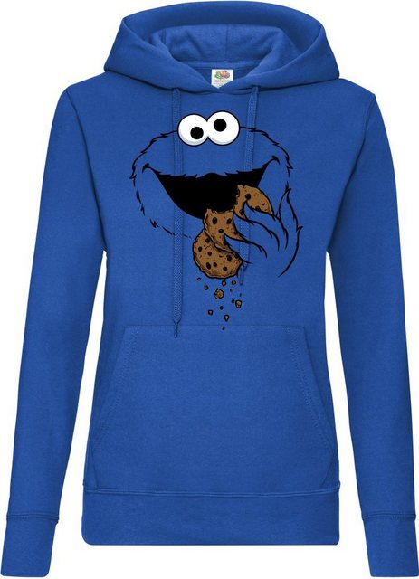 Youth Designz Kapuzenpullover Keks Monster Damen Hoodie Fun Pullover Faschi günstig online kaufen