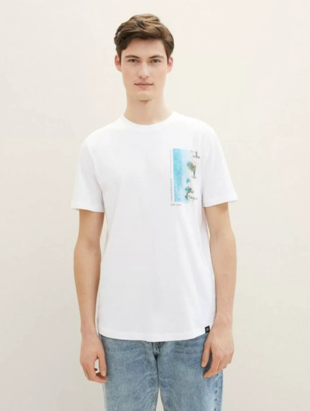 TOM TAILOR Denim T-Shirt T-Shirt mit Bio-Baumwolle günstig online kaufen