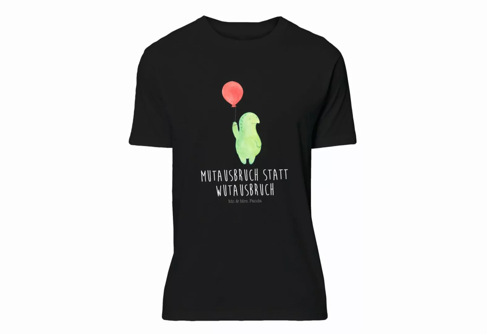 Mr. & Mrs. Panda T-Shirt Schildkröte Luftballon - Schwarz - Geschenk, Sprüc günstig online kaufen