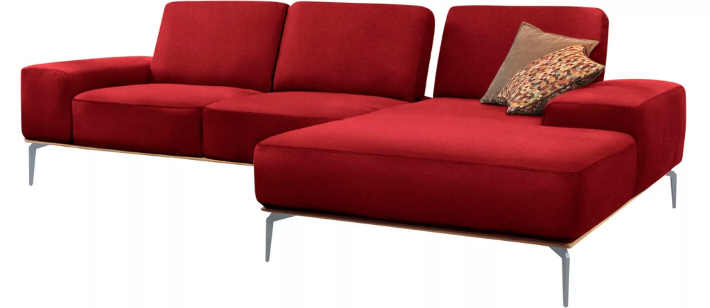 W.SCHILLIG Ecksofa "run, Designsofa mit tollem Sitzkomfort, bequem, L-Form" günstig online kaufen