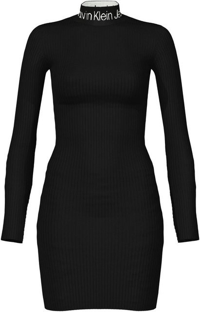 Calvin Klein Jeans Sweatkleid LOGO INTARSIA SWEATER DRESS günstig online kaufen