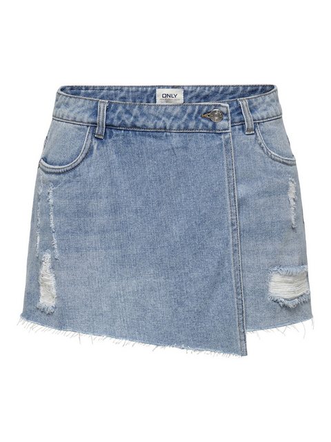 ONLY Jeansrock ONLTEXAS REG DNM SKORT BJ NOOS mit Destroyed Effekt günstig online kaufen