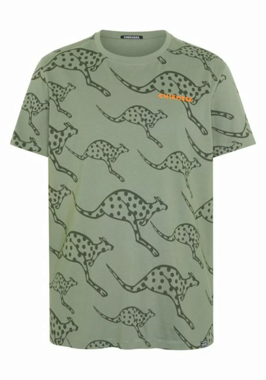 Chiemsee Print-Shirt T-Shirt im gemusterten Känguru-Design 1 günstig online kaufen